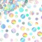 400PCS Iridescent Circle Confetti – Table Scatter for Birthday & Wedding Parties